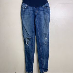 A Pea in the Pod Distressed Maternity Jeans 28